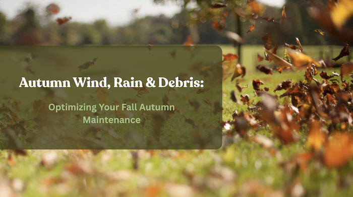 Autumn Wind, Rain & Debris: Optimizing Your Fall Autumn Maintenance